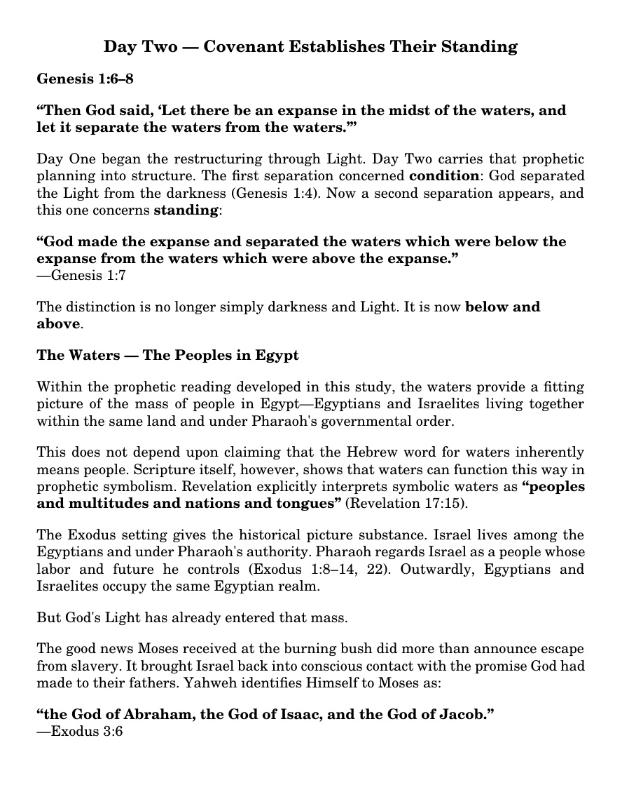 Preview page introducing Day Two