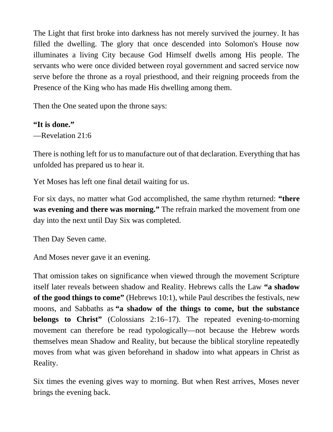 Preview page concerning the completed City